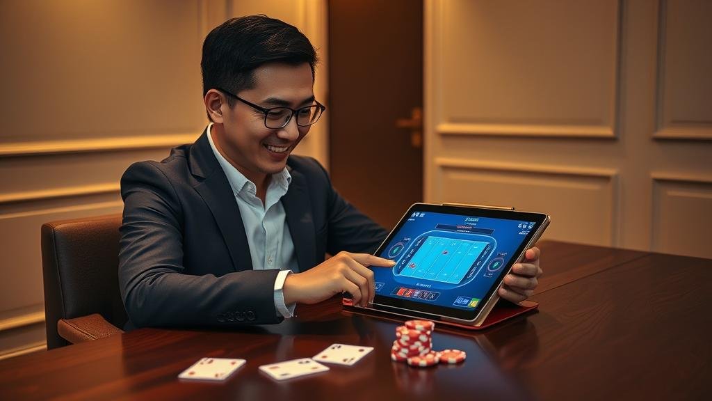 อินโฟกราฟิกแสดงสถิติและรูปแบบการเดิมพันบาคาร่า