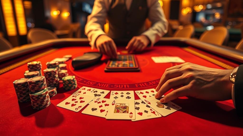 อินโฟกราฟิกแสดงกลยุทธ์การเดินเงินบาคาร่า