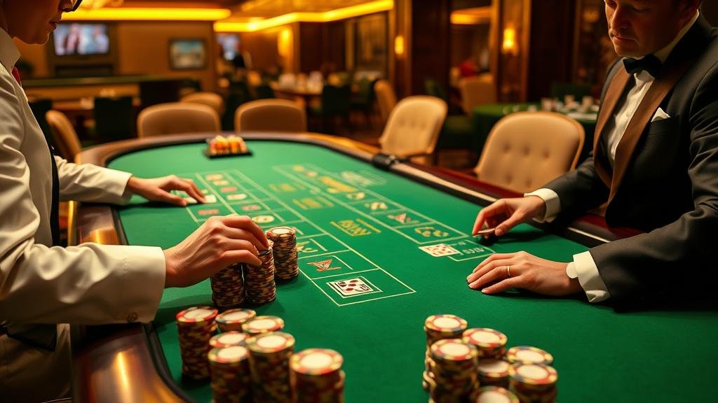 อินเทอร์เฟซบาคาร่าสดพร้อมสถิติและตัวเลือกการเดิมพัน