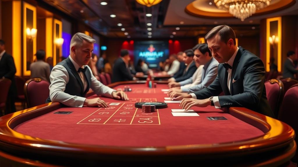 ดีลเลอร์สาวสวยในห้องบาคาร่า AE Sexy