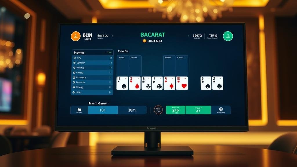 ตารางแสดงเค้าไพ่บาคาร่าแบบต่างๆ