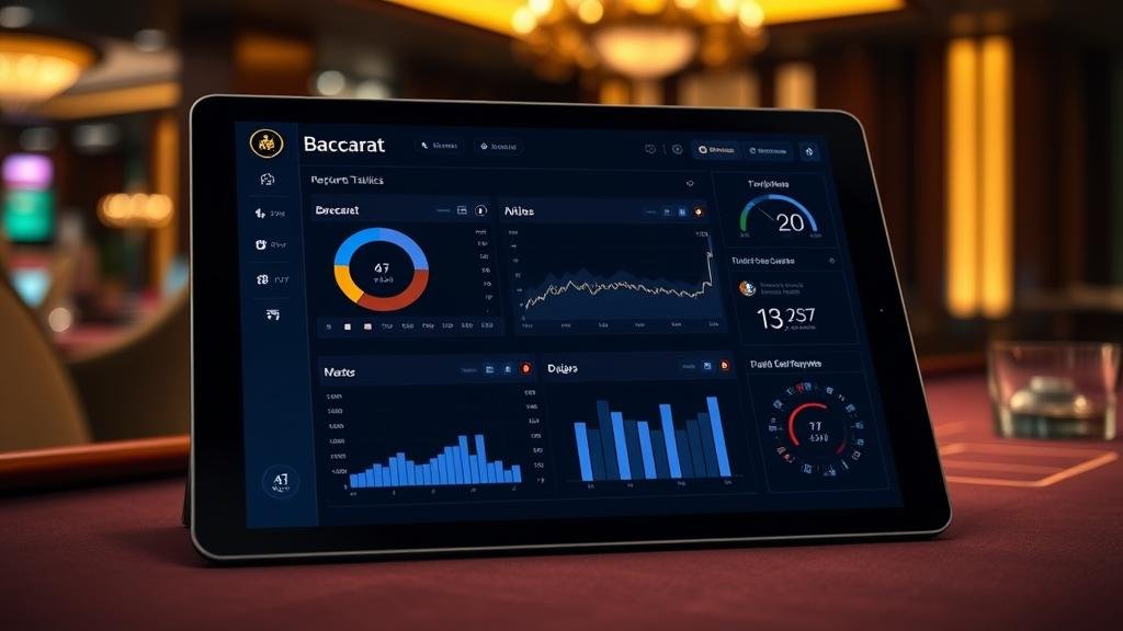 การวิเคราะห์สถิติบาคาร่าบนแท็บเล็ต