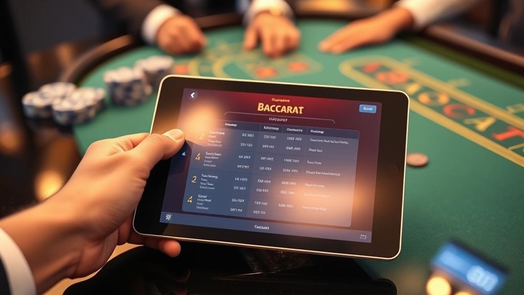 การคำนวณและบันทึกผลบาคาร่า