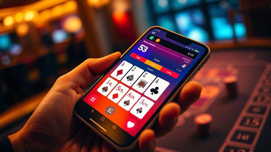 อินเทอร์เฟซแอปพลิเคชันบาคาร่าบนมือถือ