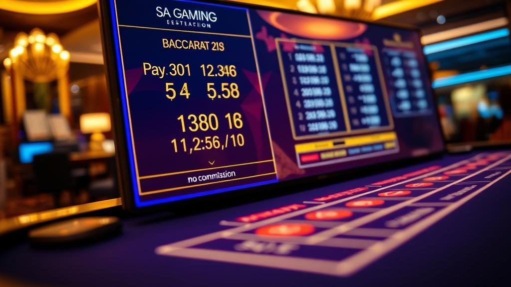 ตัวอย่างเค้าไพ่บาคาร่า SA