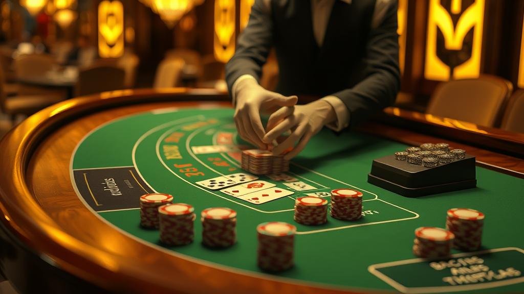 ตัวอย่างเค้าไพ่บาคาร่า: มังกร, ปิงปอง, สามตัด