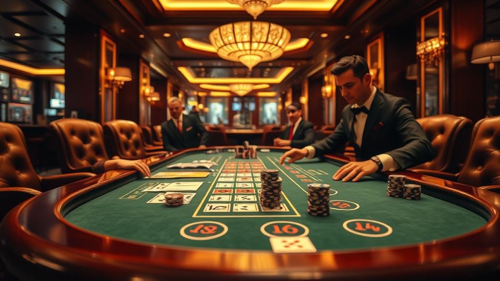 การแจกไพ่บาคาร่า