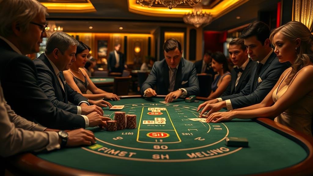 หน้าจอเกมบาคาร่า WM พร้อมตัวเลือกเดิมพันหลากหลาย