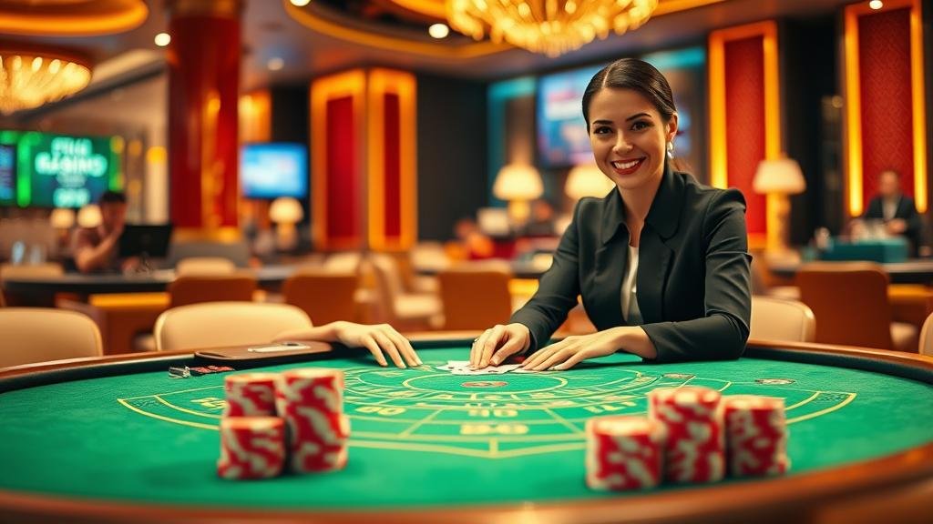 หน้าจอเกมบาคาร่าจากค่าย PP แสดงการเดิมพันและผลไพ่