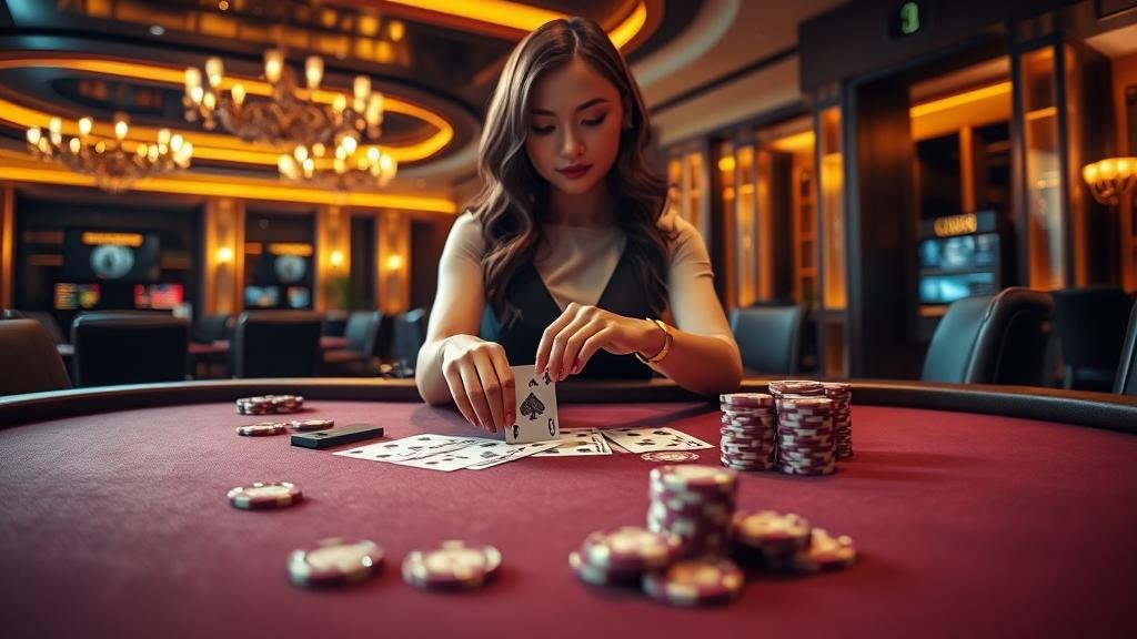 ดีลเลอร์สาวสวยจาก Sexy Baccarat