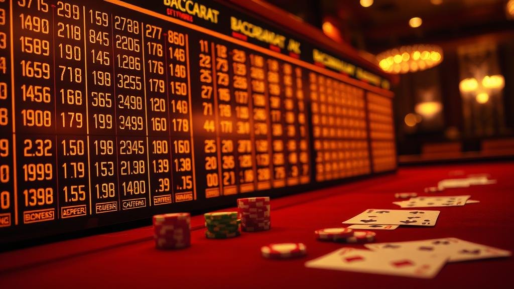 กลยุทธ์และสถิติบาคาร่า