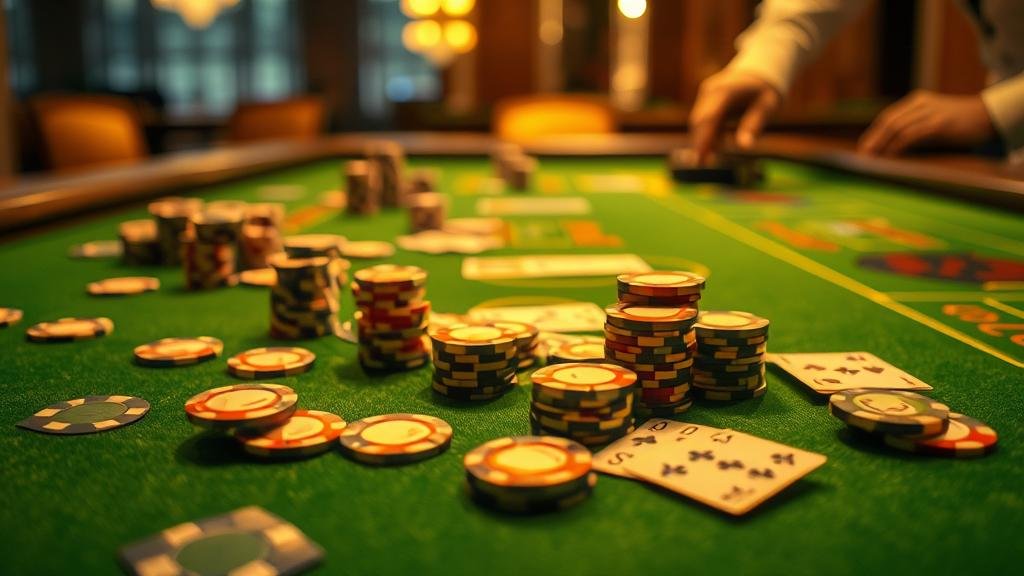 นักเดิมพันกำลังวางแผนการเดิมพันบาคาร่าอย่างรอบคอบ