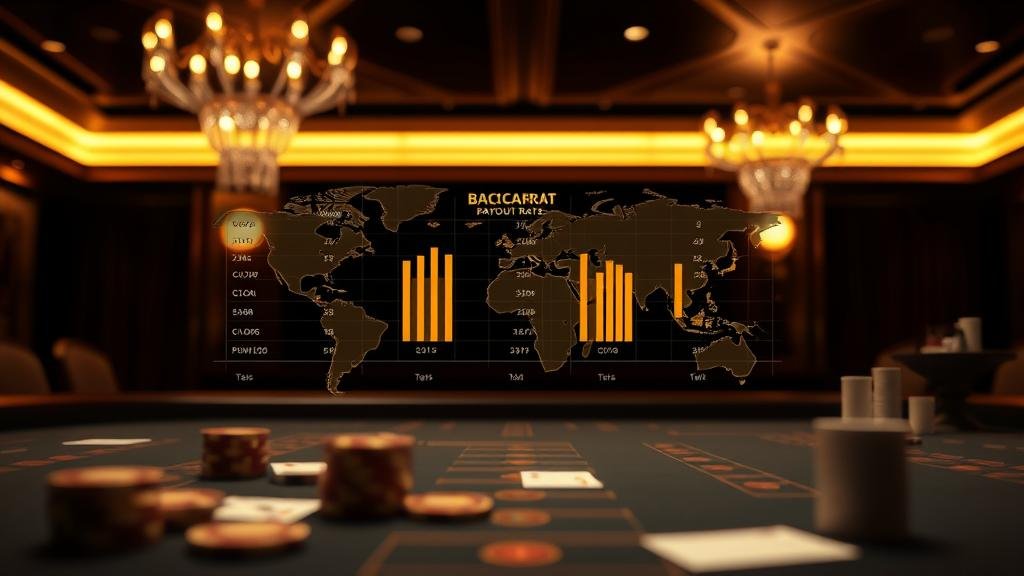 หน้าจอเกมบาคาร่า AG พร้อมสถิติ