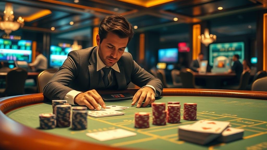 โต๊ะบาคาร่าพร้อมกลยุทธ์การเดิมพัน