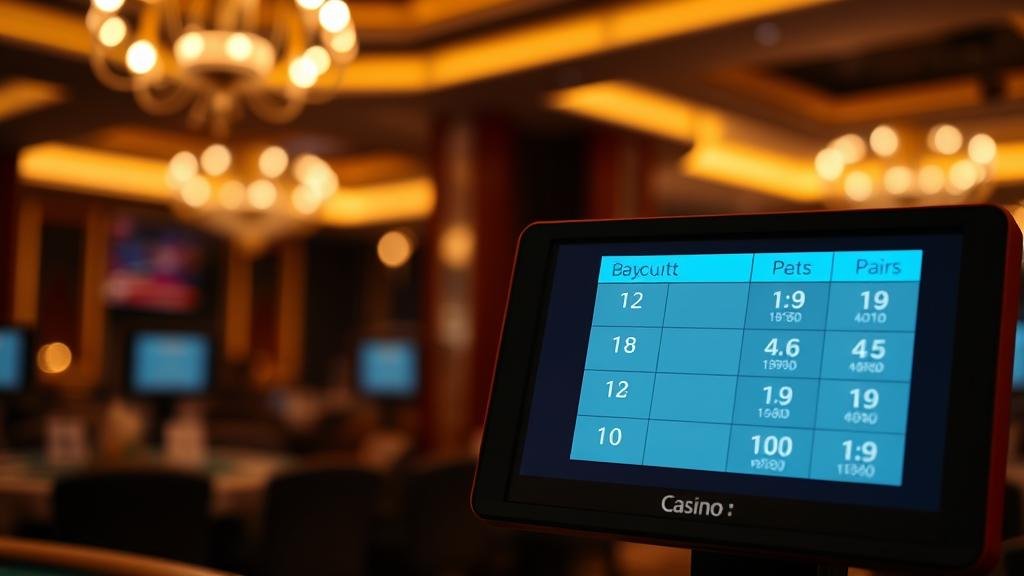 การบันทึกผลการเล่นบาคาร่า