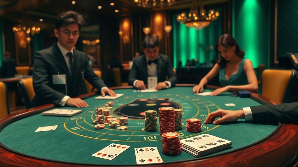 คู่มือบาคาร่า AE, SA, DG: เจาะลึกเทคนิคคัดโต๊ะ, อ่านเค้าไพ่, และการเดินเงินฉบ...