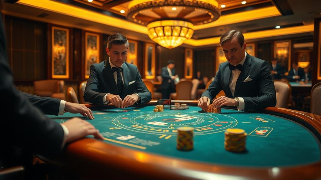 อินเทอร์เฟซเกมบาคาร่าสดที่น่าตื่นเต้น