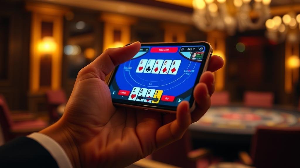 การวางเดิมพันบาคาร่าบนแท็บเล็ต