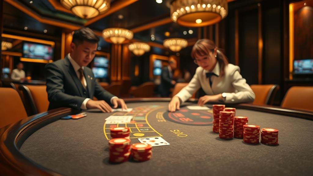 การอ่านเค้าไพ่บาคาร่าบนแท็บเล็ต