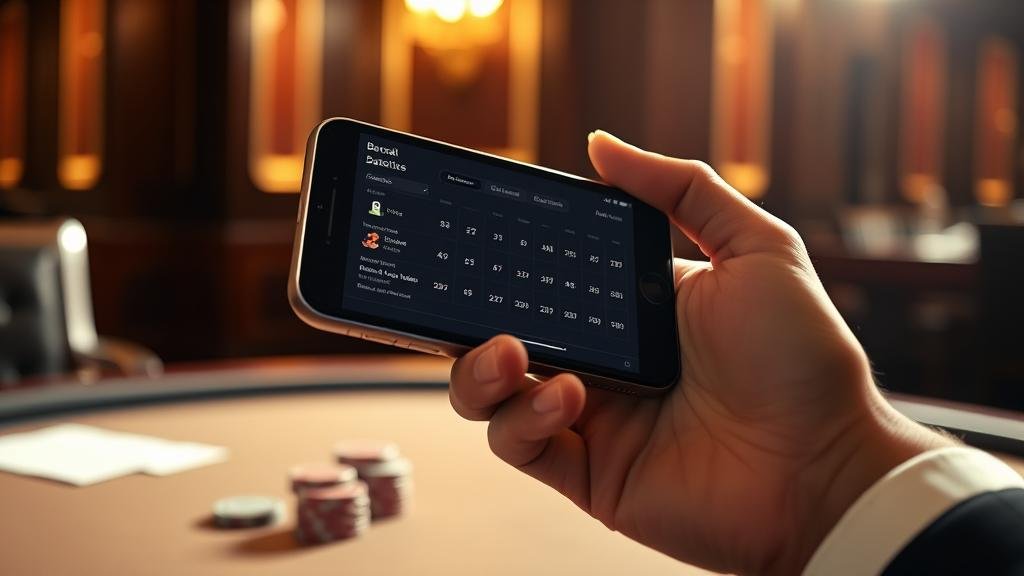 การวิเคราะห์สถิติบาคาร่าบนแท็บเล็ต