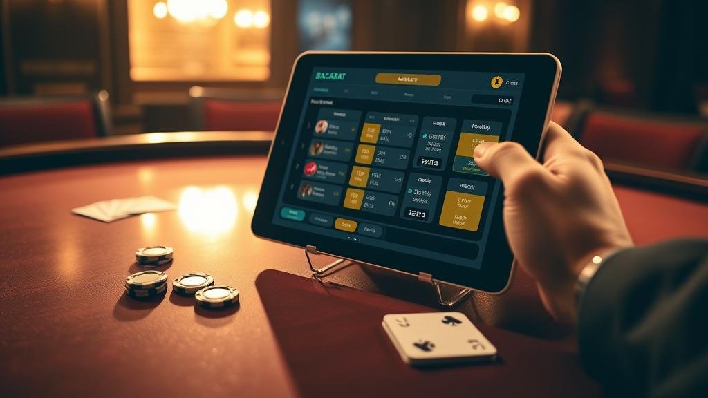 บาคาร่า: เทคนิคเดินเงินและอ่านไพ่แม่นยำบนมือถือและแท็บเล็ต