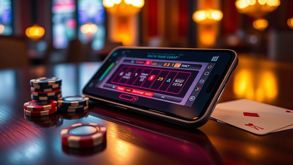 เลือกห้องบาคาร่าในแอปมือถือ