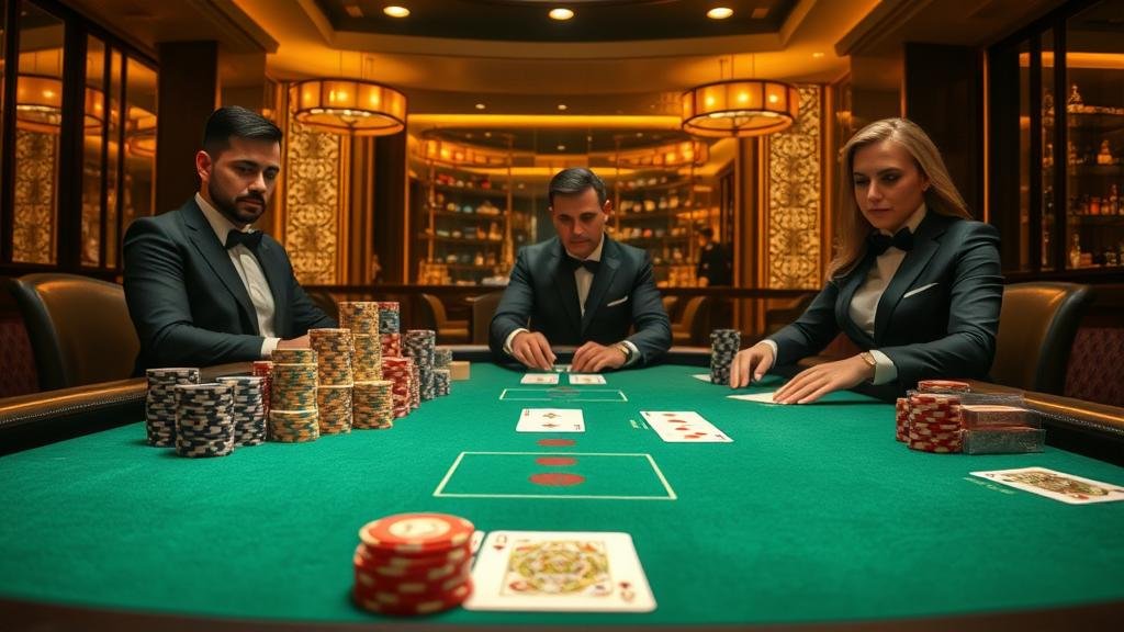 การแสดงผลเค้าไพ่บาคาร่า