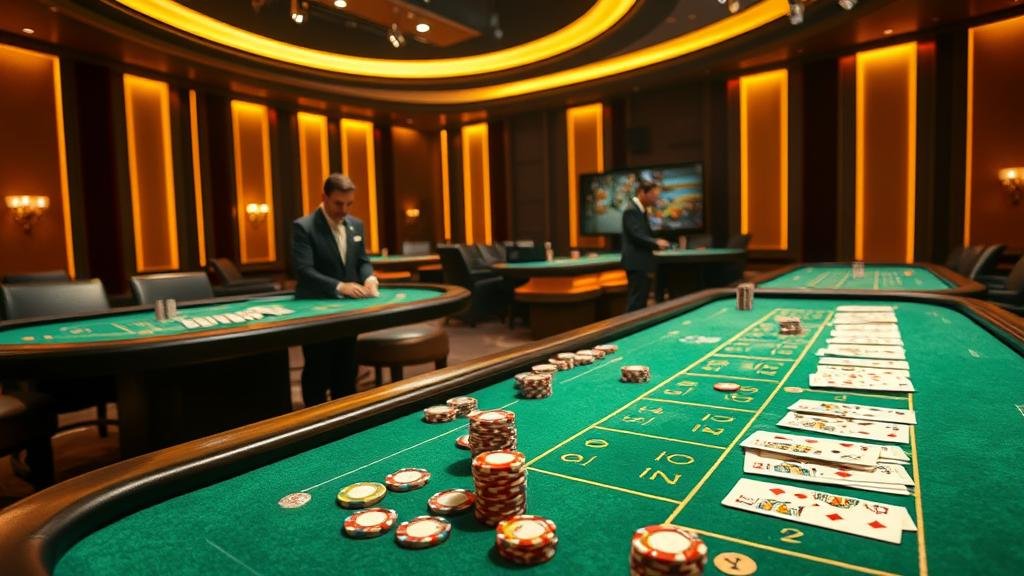 หน้าจอ บาคาร่า สตูดิโอ แสดงผลการเล่น