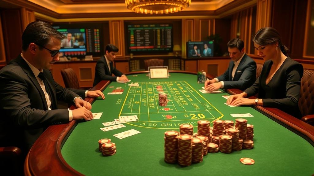 กราฟแสดงผลกำไรจากการเล่นบาคาร่า