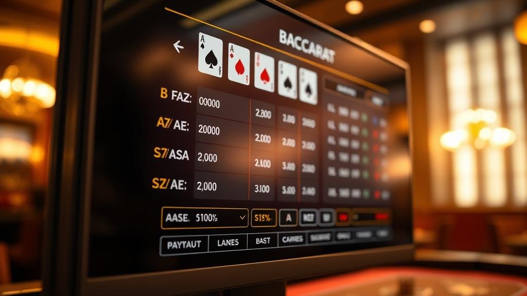 รูปแบบเค้าไพ่บาคาร่าต่างๆ