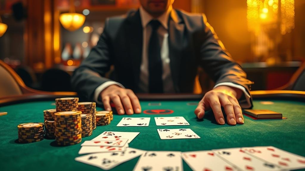 การ์ดบาคาร่าพร้อมแต้มแสดงผล