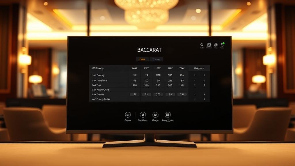 แผนภาพแสดงรูปแบบการออกไพ่บาคาร่า
