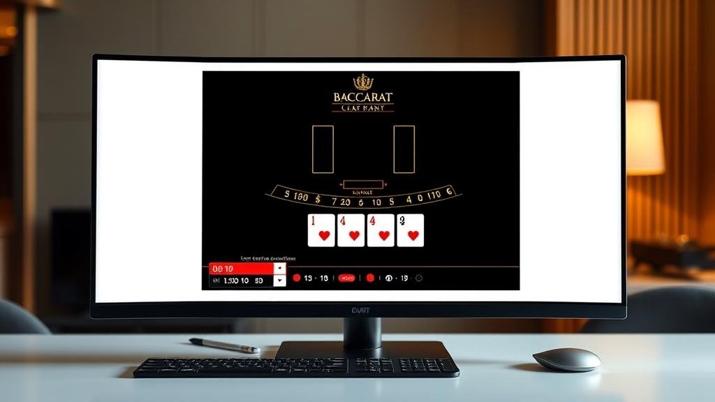 สถิติและเค้าไพ่บาคาร่าบนแท็บเล็ต