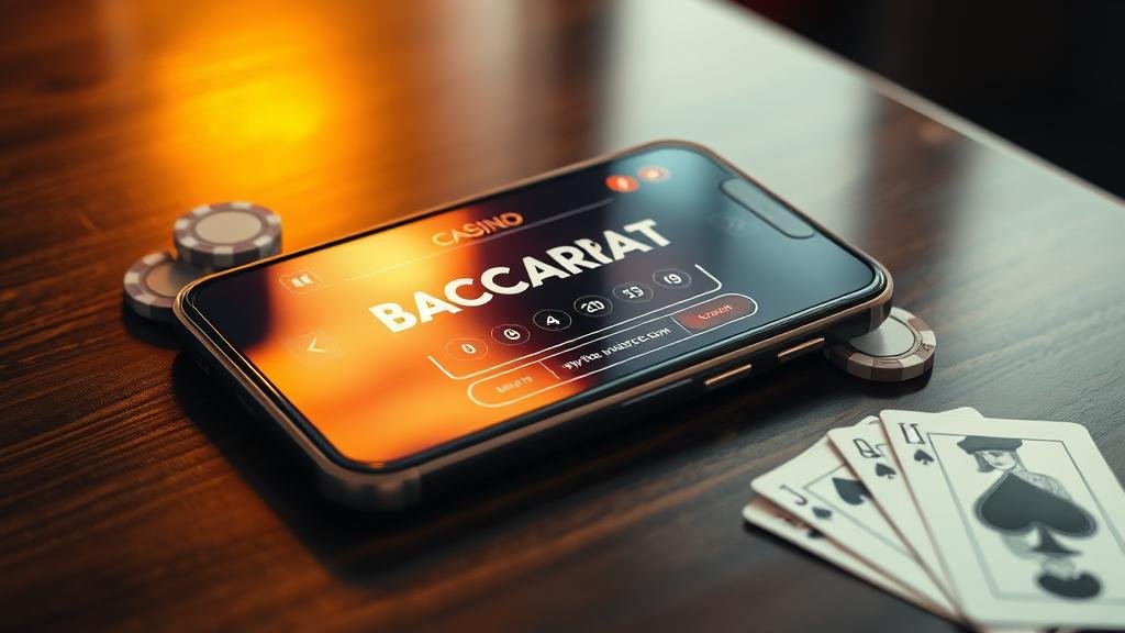 หน้าจอเกมบาคาร่า WM บนมือถือ