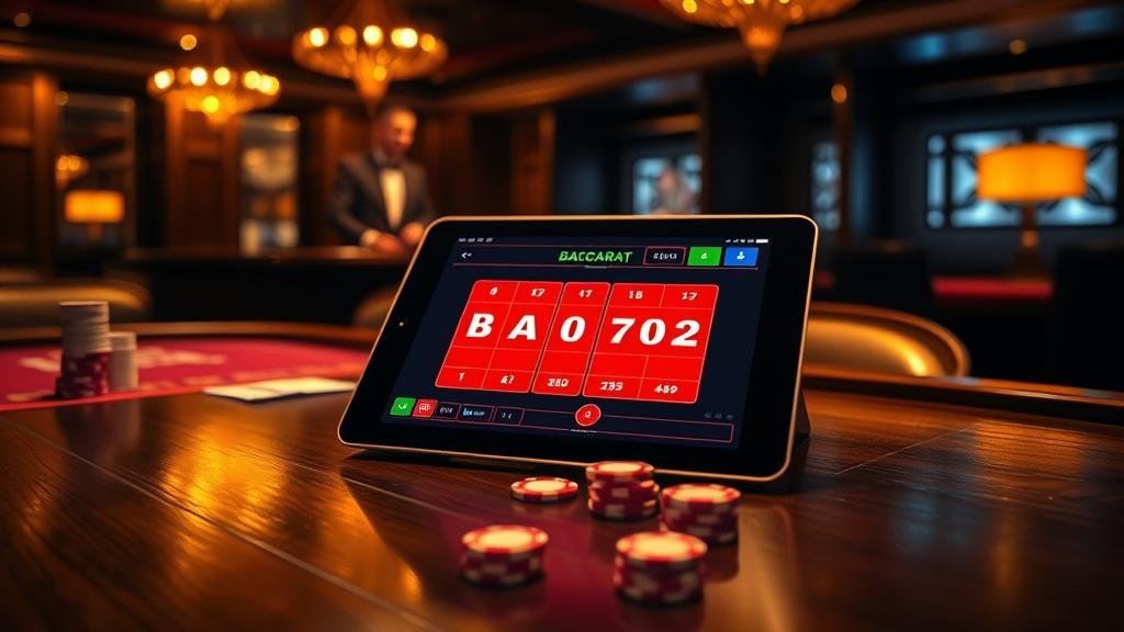 คู่มือเซียนบาคาร่า: เทคนิควิเคราะห์สถิติและเดินเงินช่วงกลางคืนบนแท็บเล็ต
