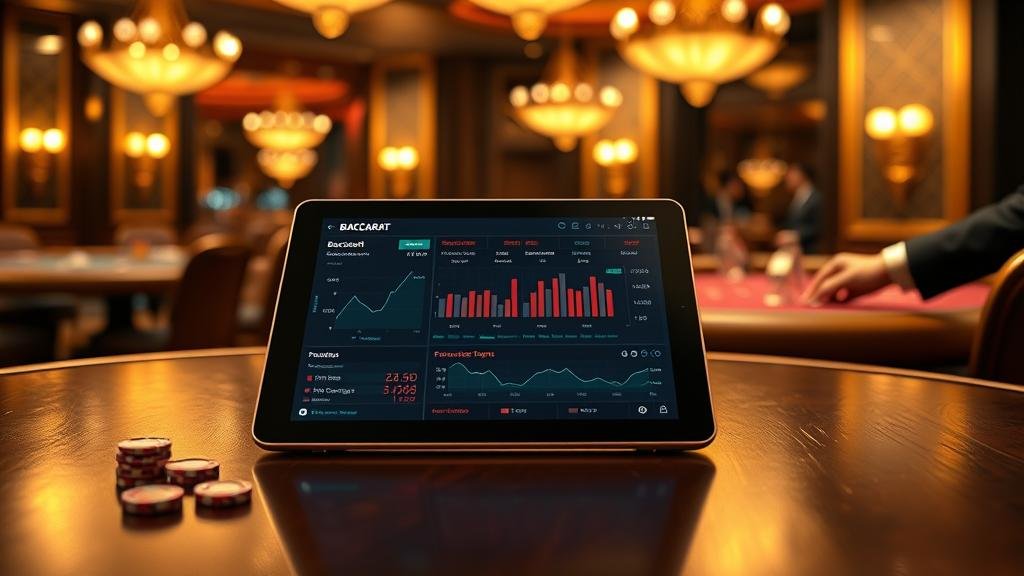 การวิเคราะห์เค้าไพ่บาคาร่าบนแท็บเล็ต