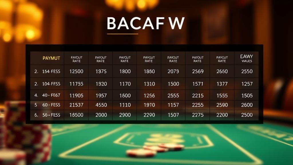 บาคาร่า: คู่มือเช็คอัตราจ่ายวัววัว ฉบับเข้าใจง่าย เน้นทิป