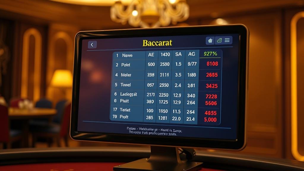 บาคาร่า: เช็คอัตราจ่ายหลายค่าย AE SA DG เน้นกำไร ยั่งยืน