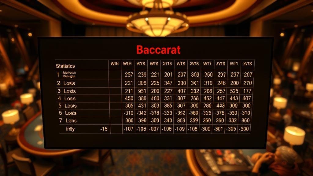 ตารางเปรียบเทียบเทคนิคเดินเงินบาคาร่า