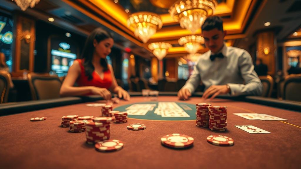 ดีลเลอร์สาวไทยยิ้มแย้มให้บริการ