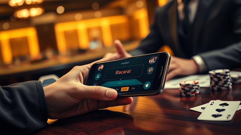 การวิเคราะห์ไพ่บาคาร่าบนแท็บเล็ต