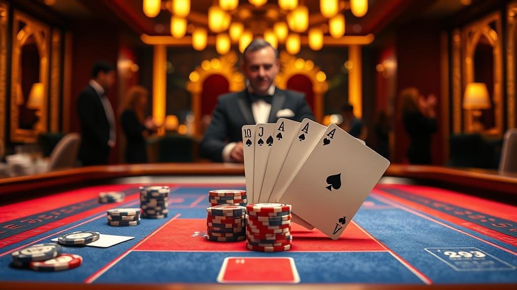 ภาพสัญลักษณ์เค้าไพ่มังกรยาวบาคาร่า