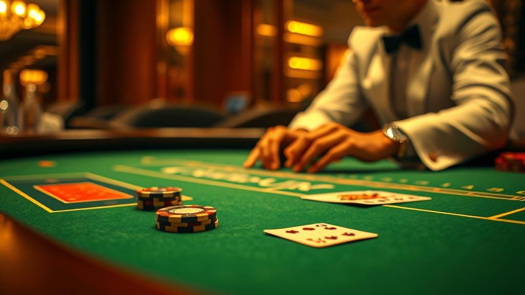 การแจกไพ่ บาคาร่า