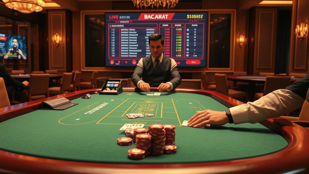 สตรีมเมอร์บาคาร่ากำลังอธิบายเกมให้ผู้ชม