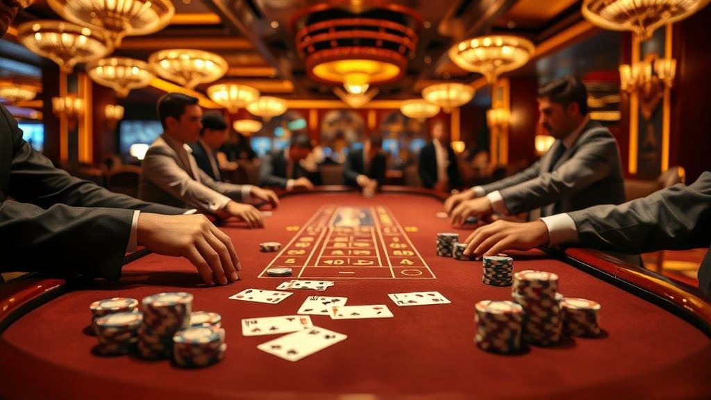 สถิติและเค้าไพ่บาคาร่าบนแท็บเล็ต