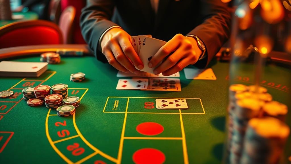 การแสดงผลเค้าไพ่บาคาร่า BG แบบดิจิทัล