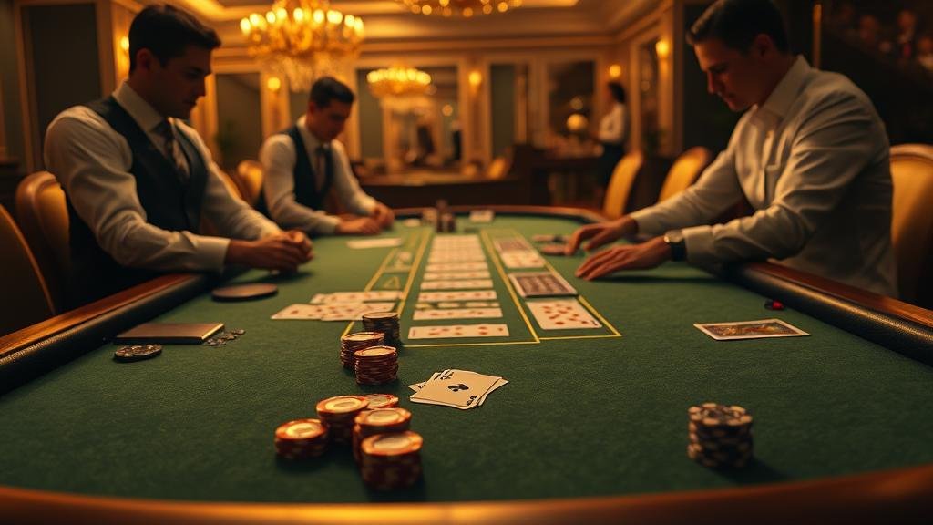 บาคาร่าบนเดสก์ท็อปและแท็บเล็ต แสดงสถิติและอินเทอร์เฟซ