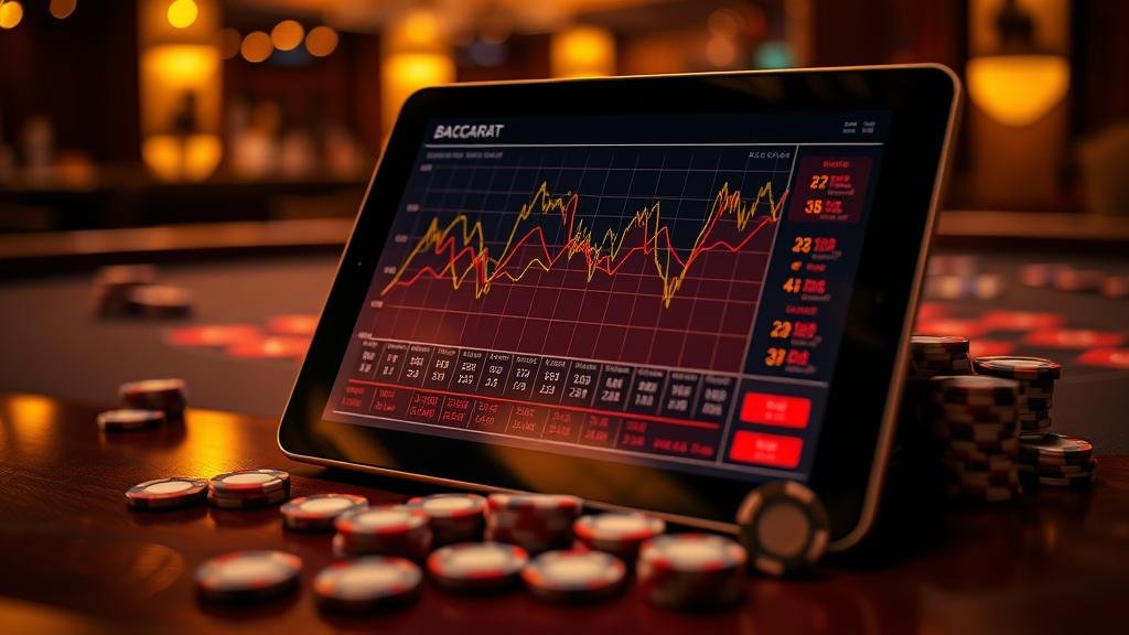 หน้าจอเกมบาคาร่าบนมือถือ