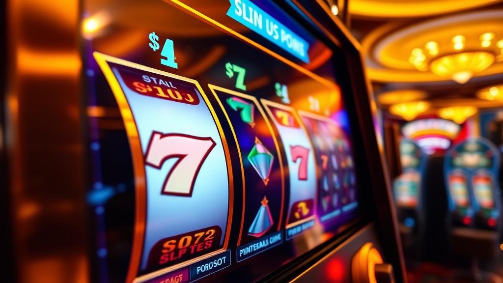 ปุ่มซื้อฟีเจอร์และสัญลักษณ์ตัวคูณในเกมสล็อต