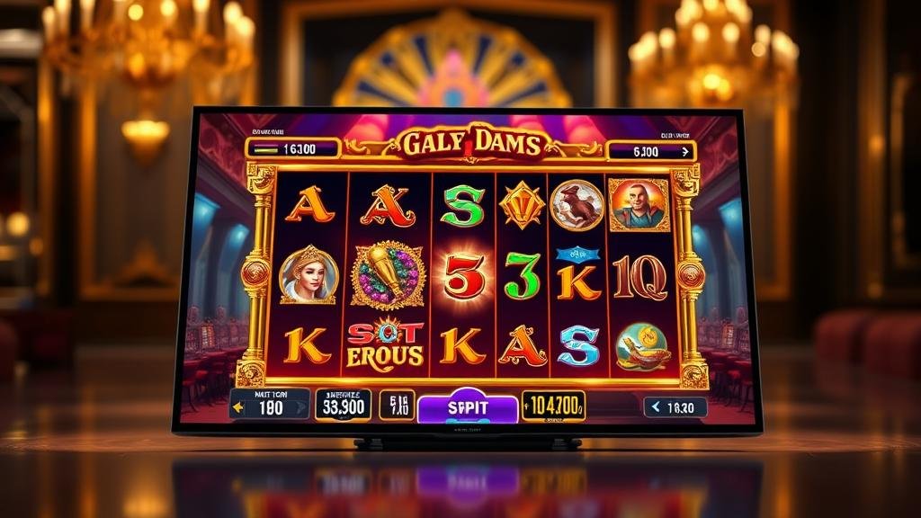 การปรับเบทบนหน้าจอเกมสล็อต